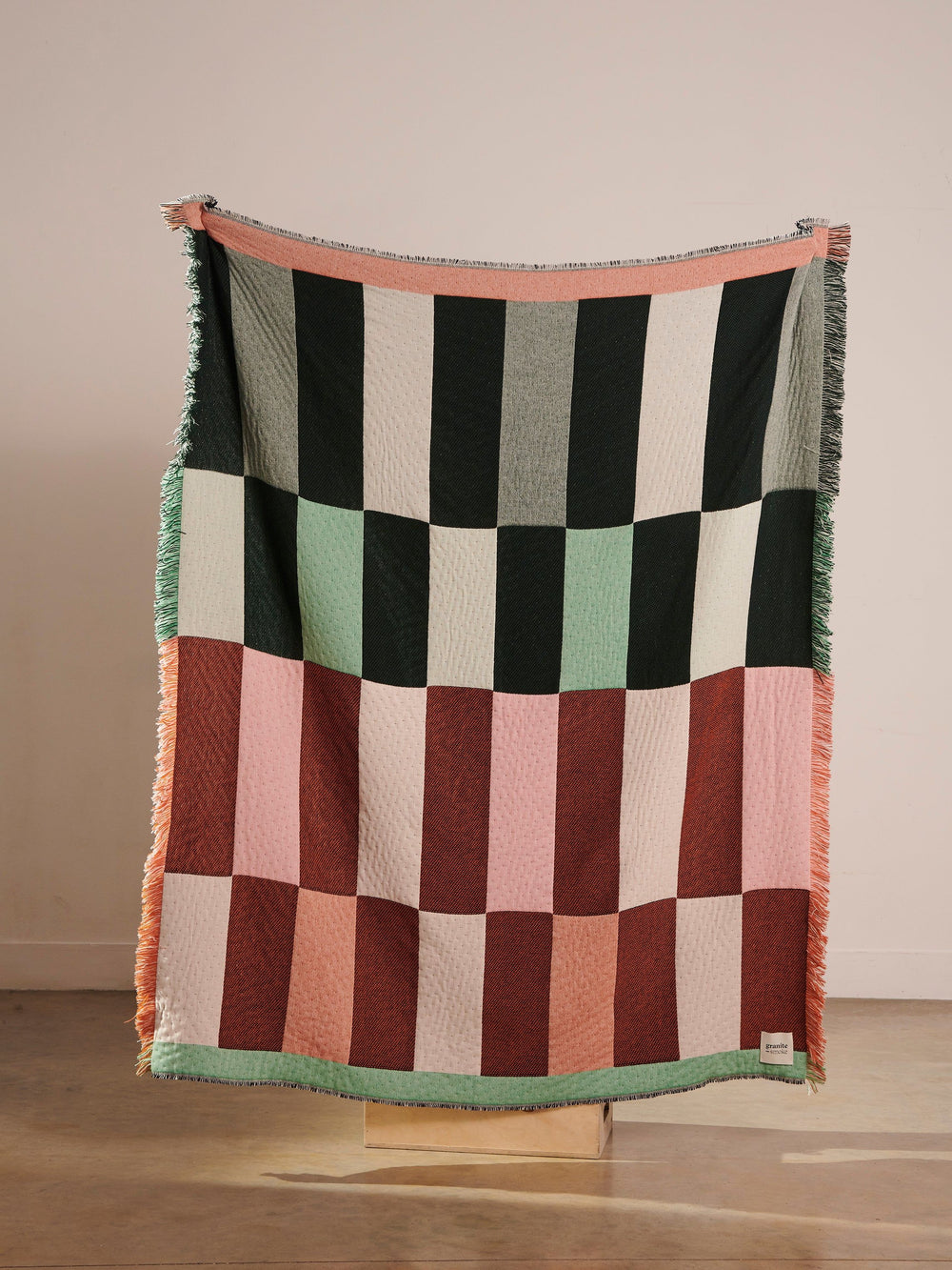 Dash Blanket Green + Orange