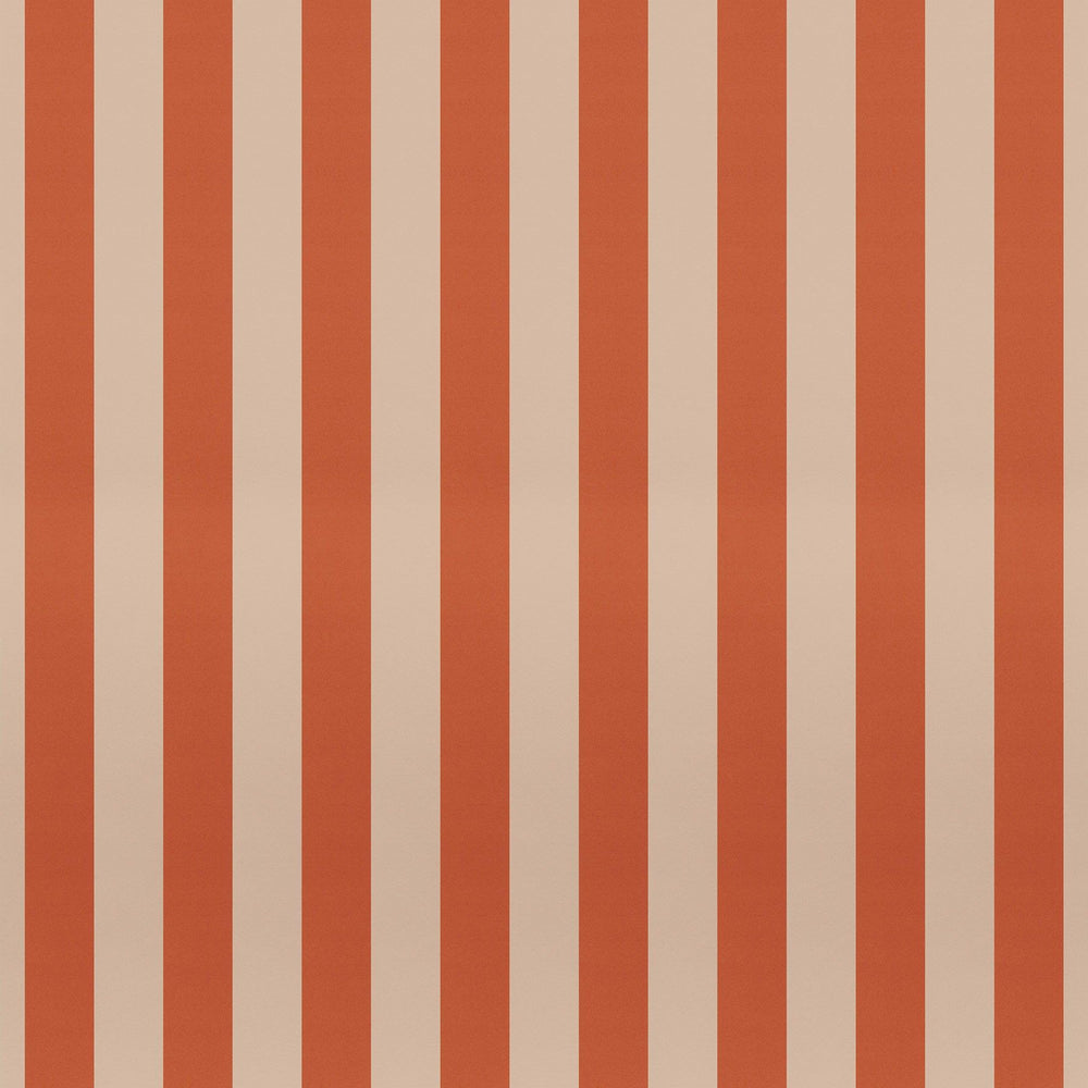 Sonia Stripe Wallpaper, Ginger, Roll