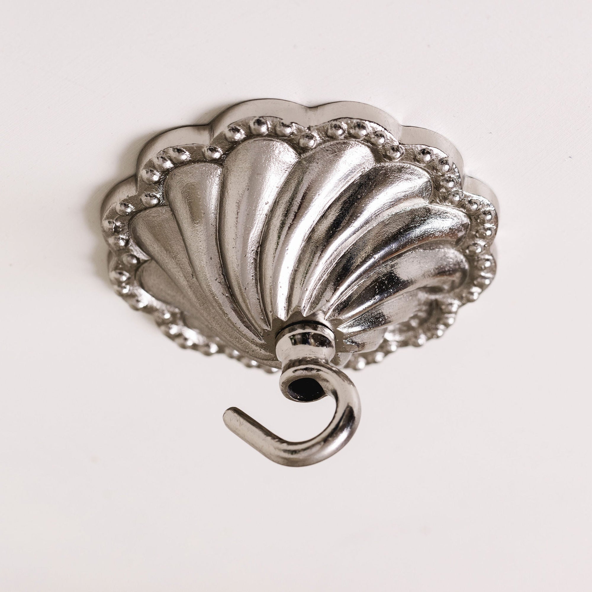 Shell Ceiling Rose, Aged Brass