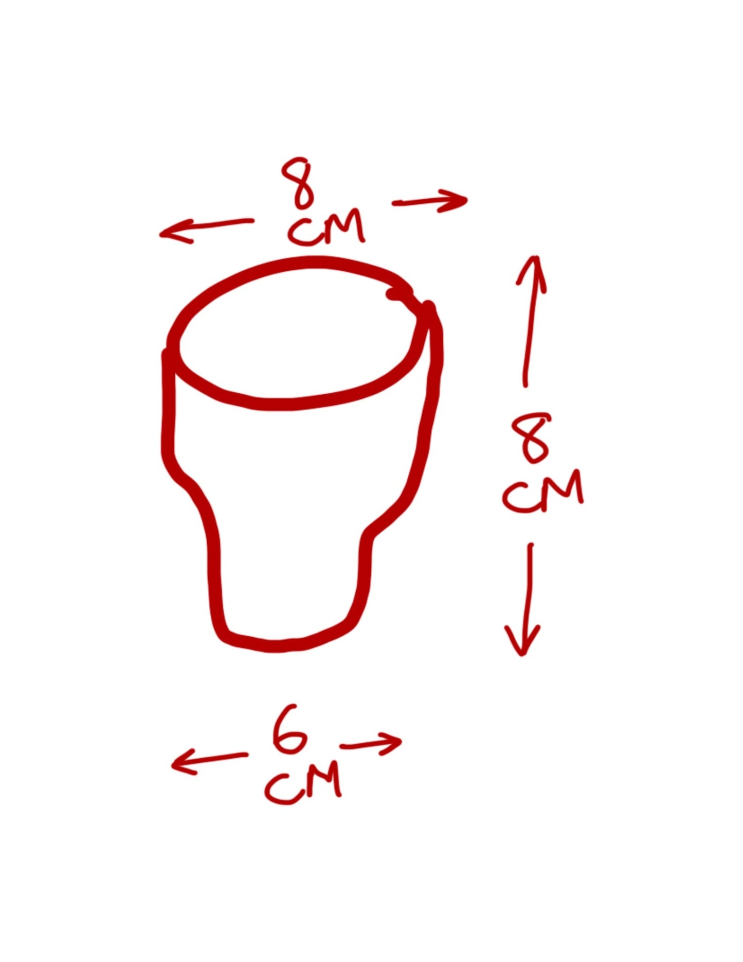 Brisita Glass Cup - Light Blue