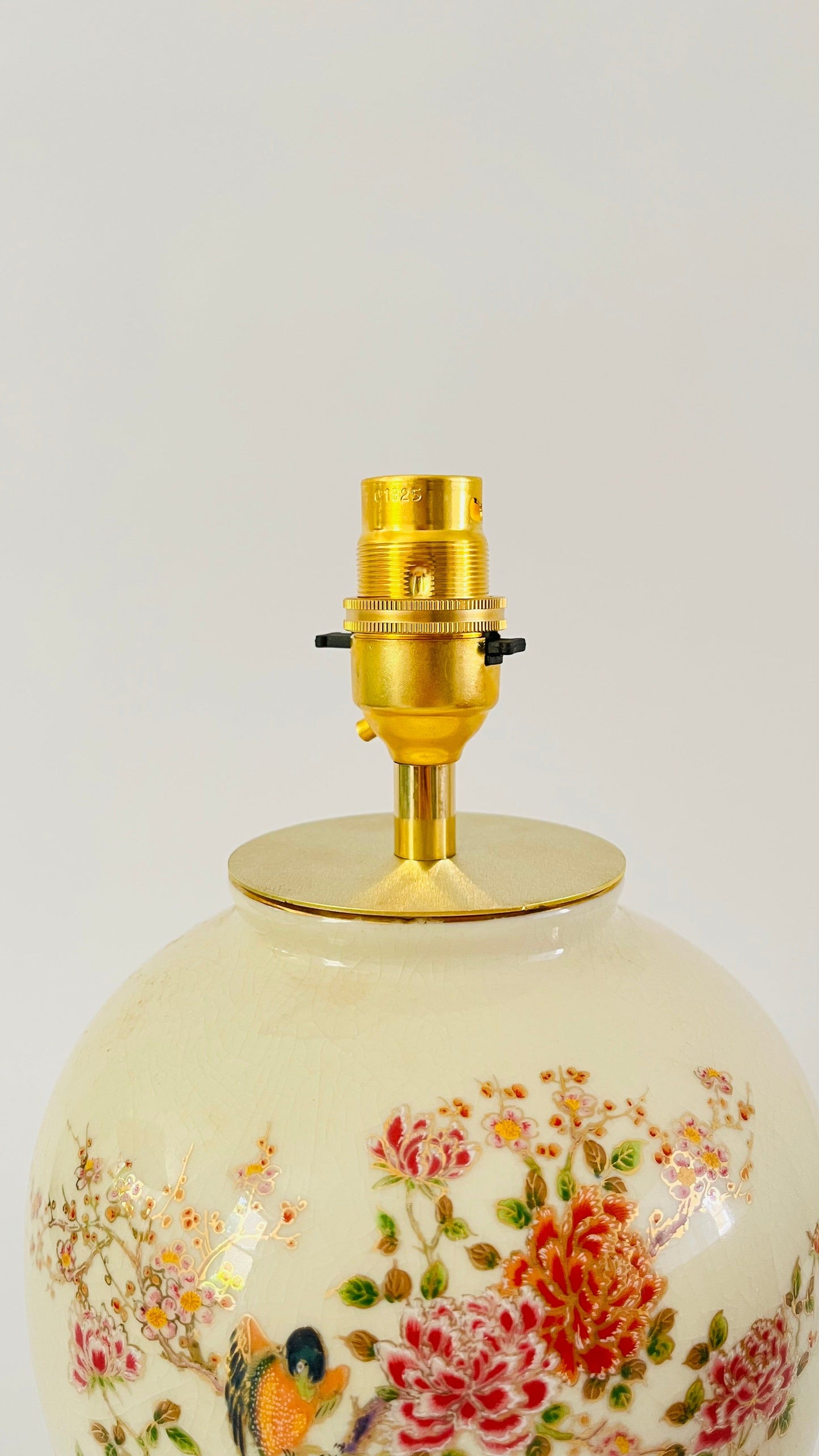 Antique Japanese Bird Lamp