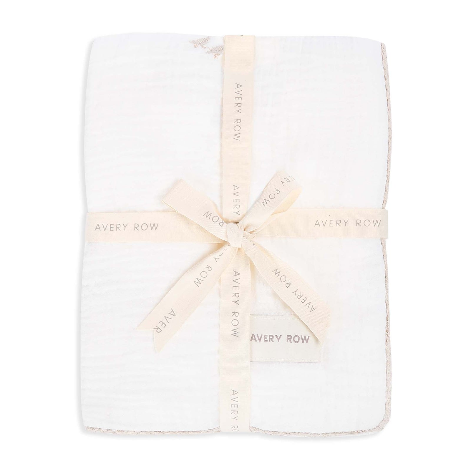 Embroidered Muslin Blanket - Little Farm