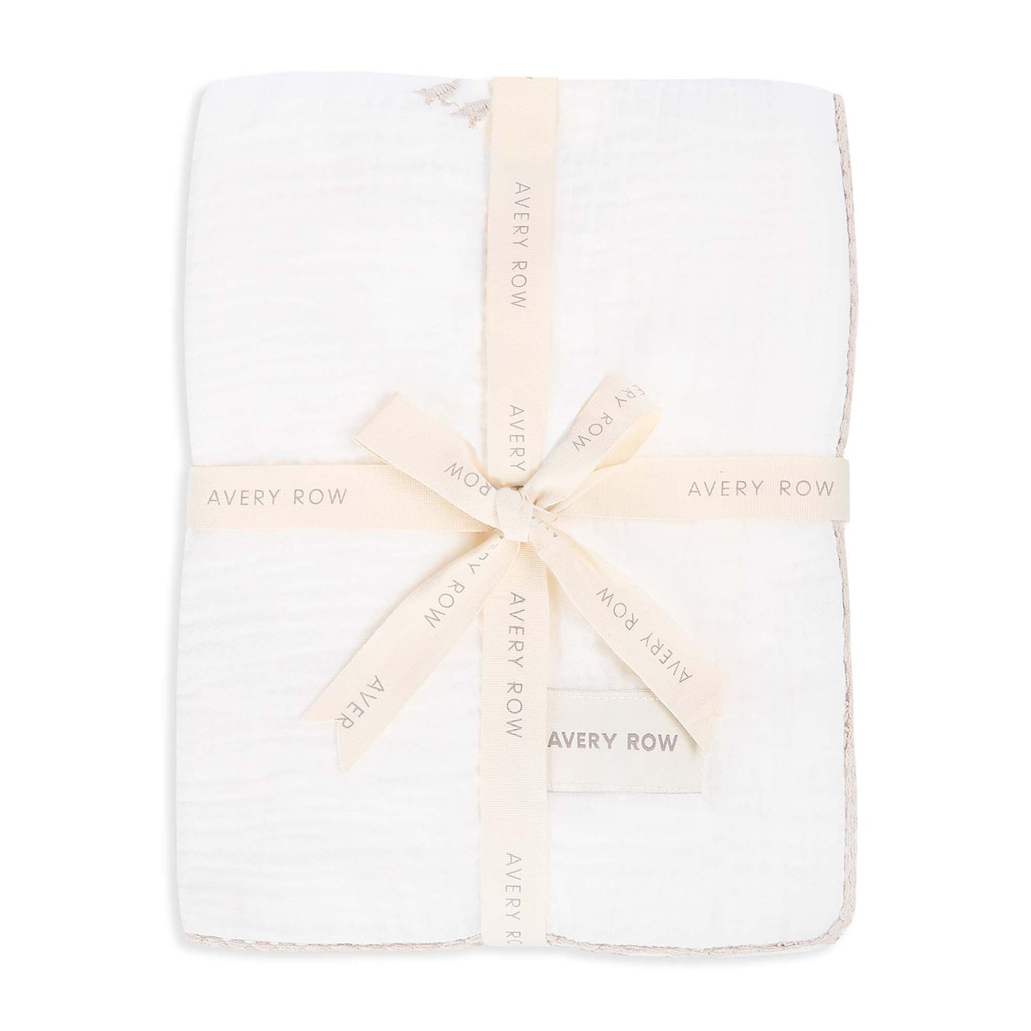 Embroidered Muslin Blanket - Little Farm