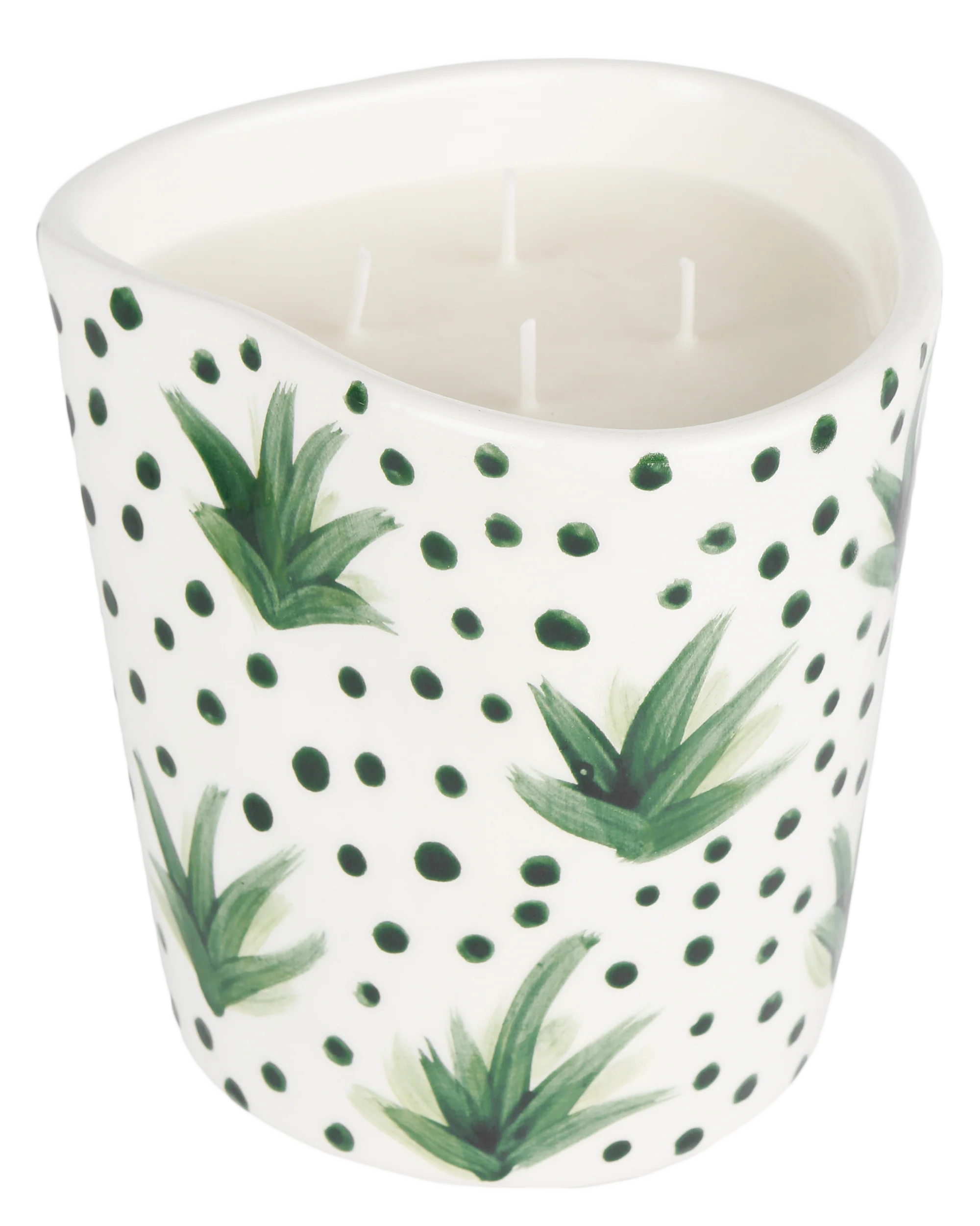 Plants & Dots Fig Leaf Candle