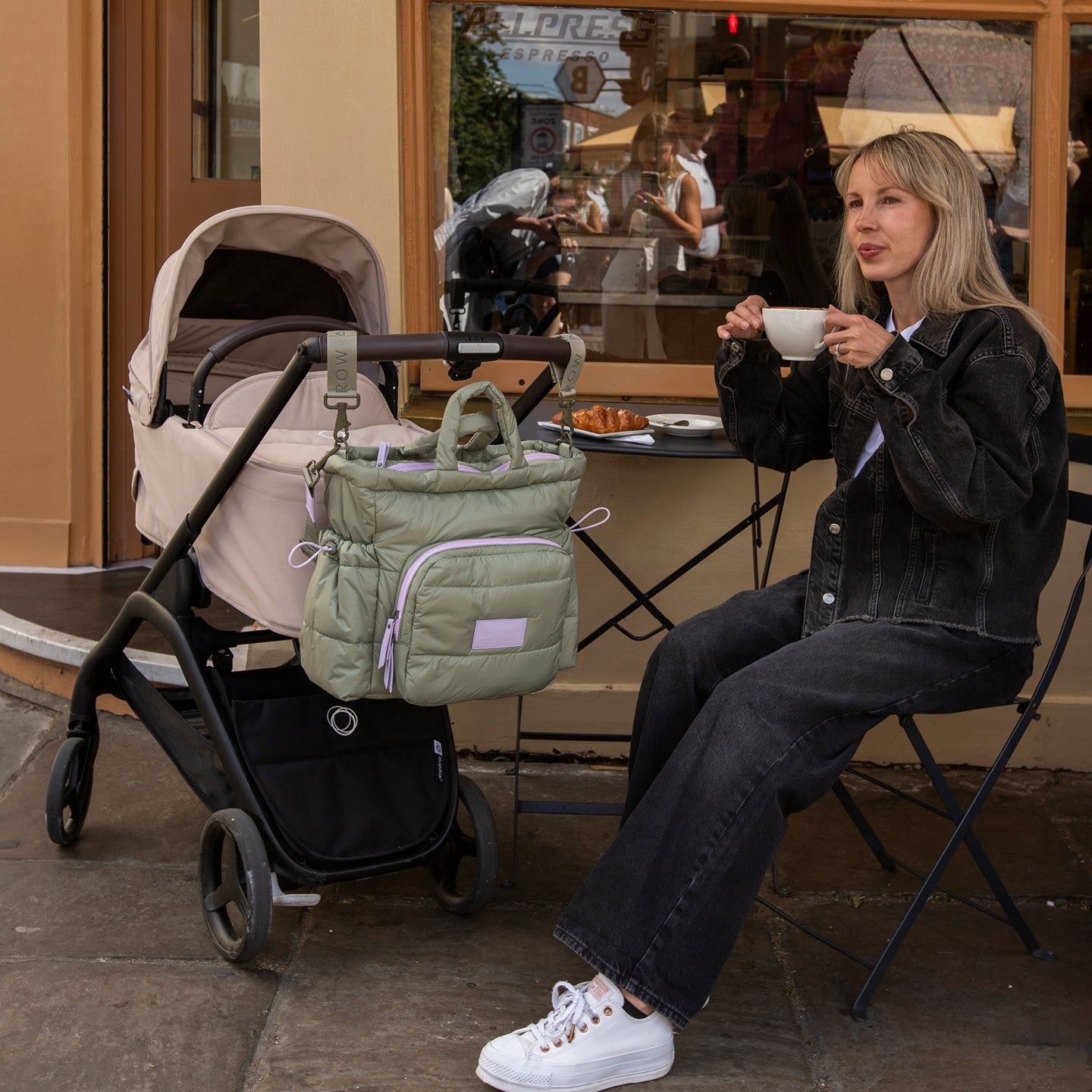 Baby Changing Tote Bag - Olive