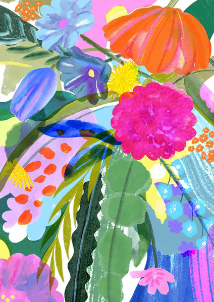 Drunken Blooms Print