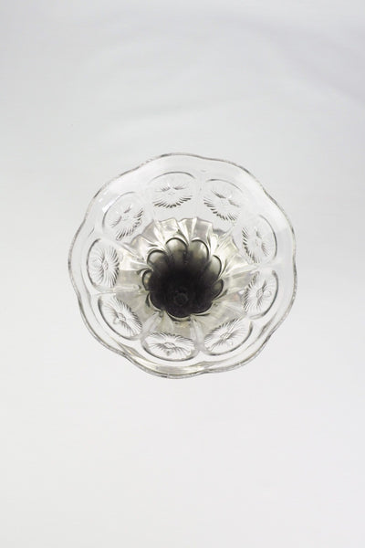 Silver Plate and Glass Bud Vase