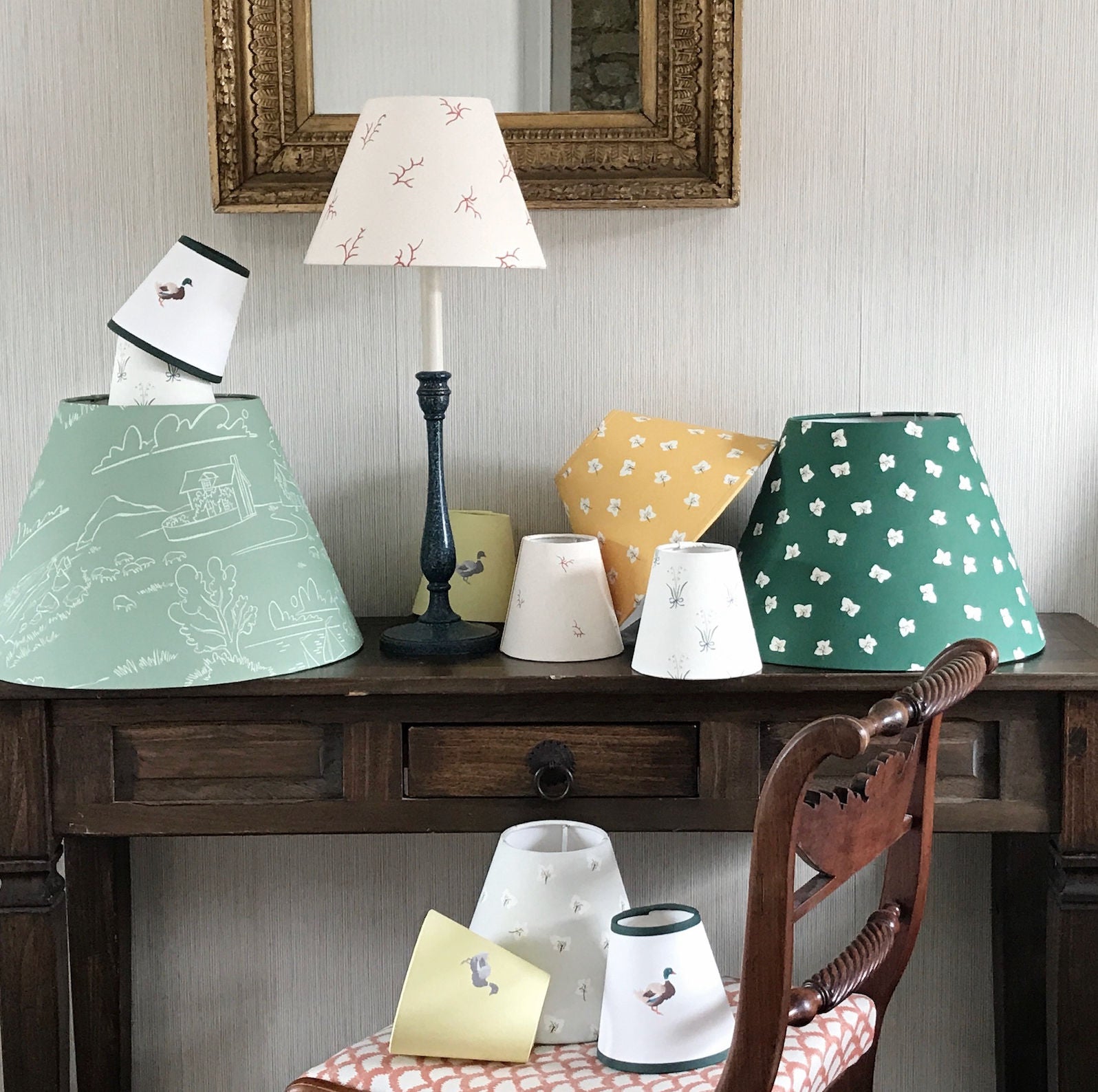 5” Candle Clip Lampshade Ducks In A Row – BLYTHE