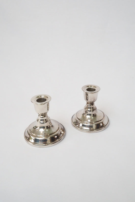 Vintage Silver Plated Candlesticks