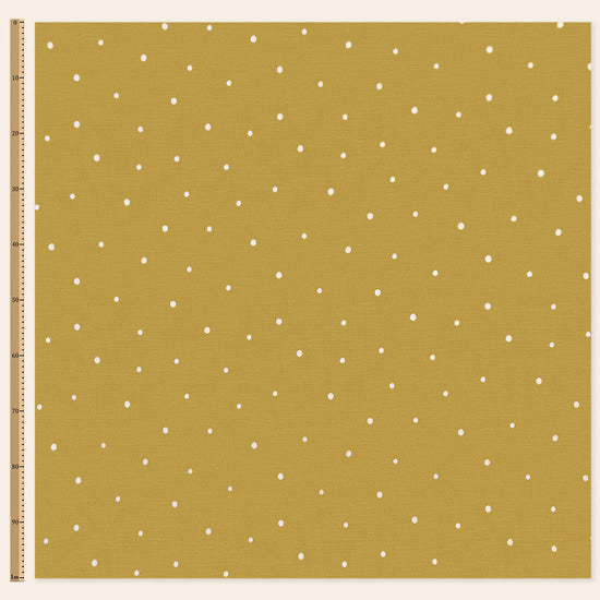 Dolce Daisies Fabric, Cannoli, Sample