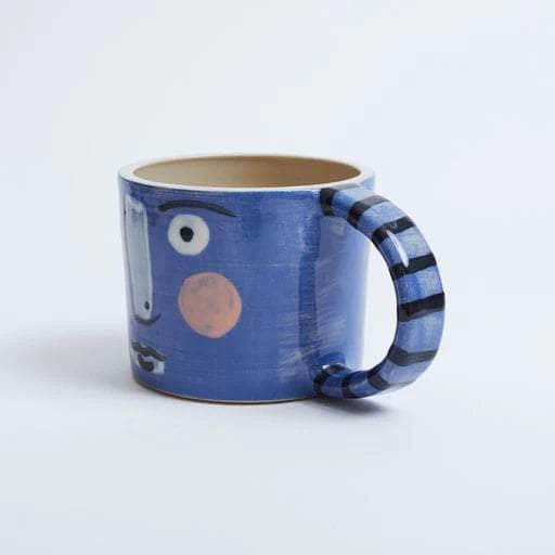Face Mug Pale Blue