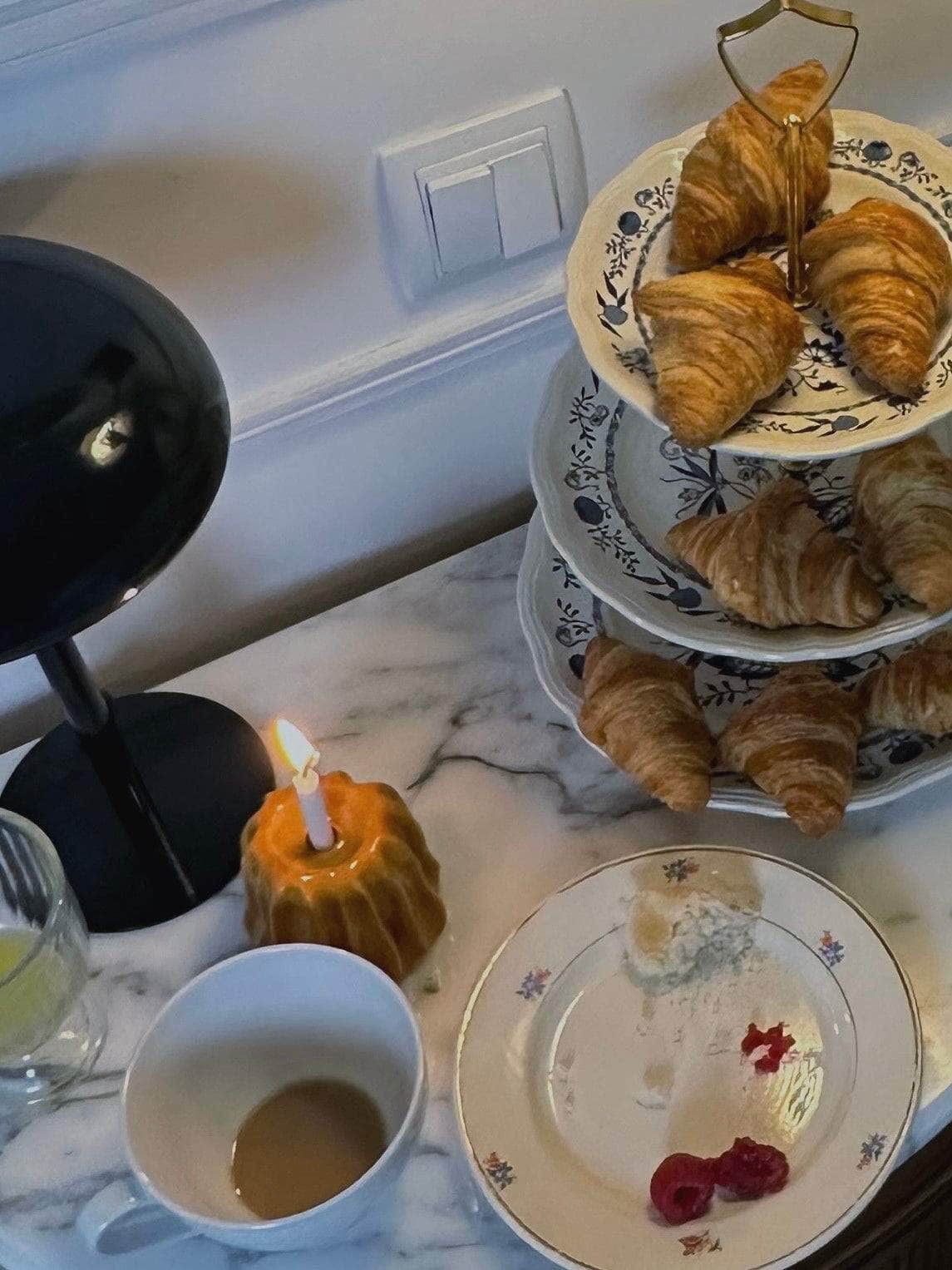 Ceramic Canelé Candle Holder