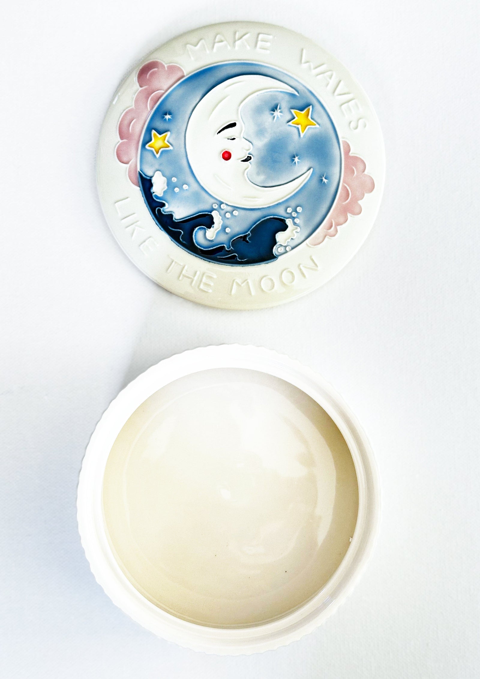 Large - Make Waves Ceramic Treasure Box