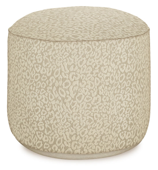 Outdoor Pouf Maya Sand & Ecru