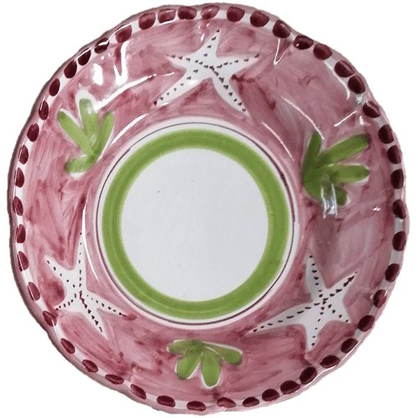 Amalfi Plate 20 cm Pink Starfish