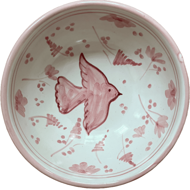 14 cm Bowl Pink Colomba