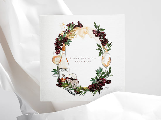 I Love You More Than Rose... Greeting Card