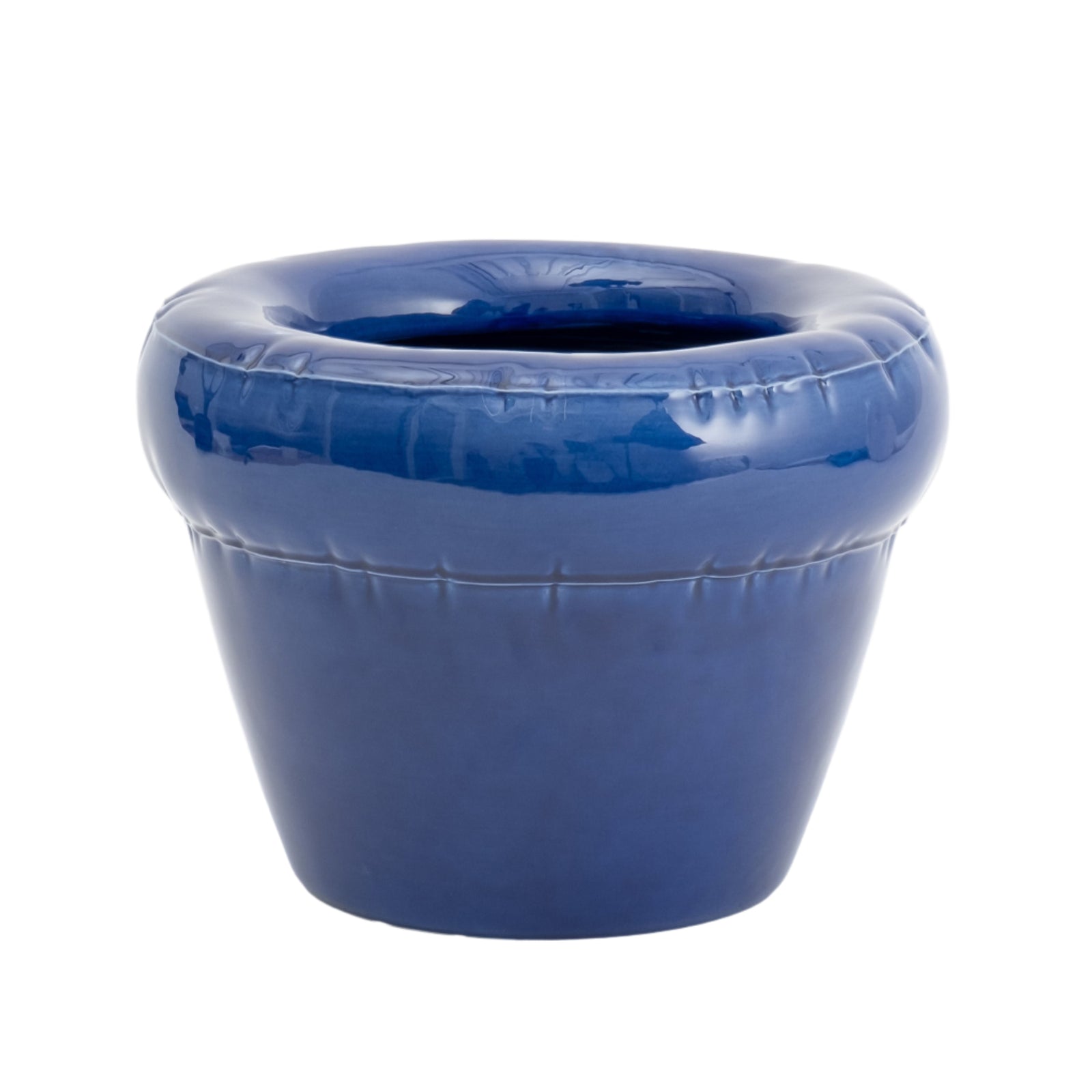 Planter 'PIERRE' Indigo Gloss