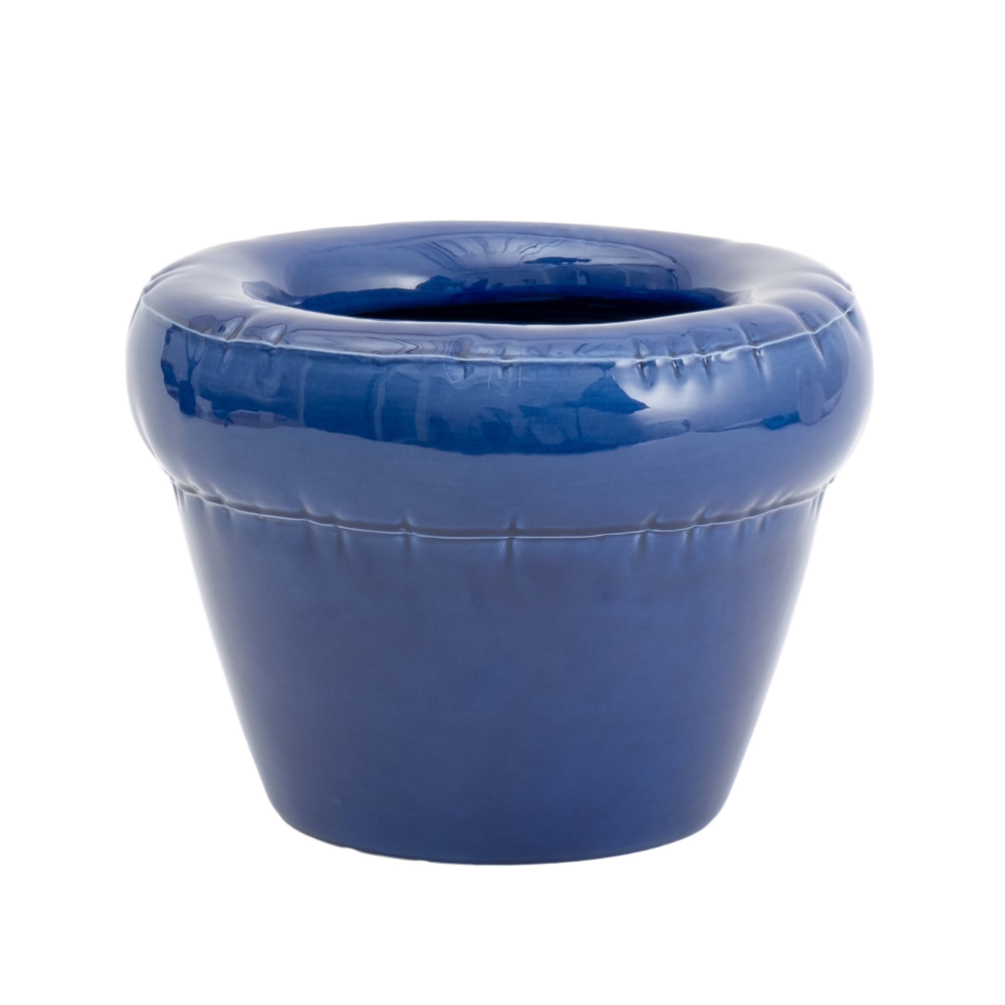 Planter 'PIERRE' Indigo Gloss
