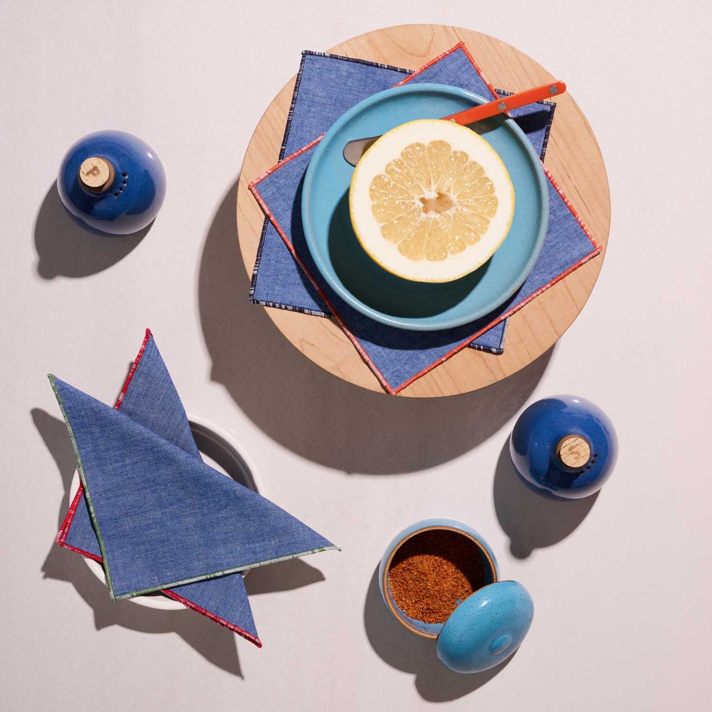 Beach Ball Appetizer Napkins | Set of 4