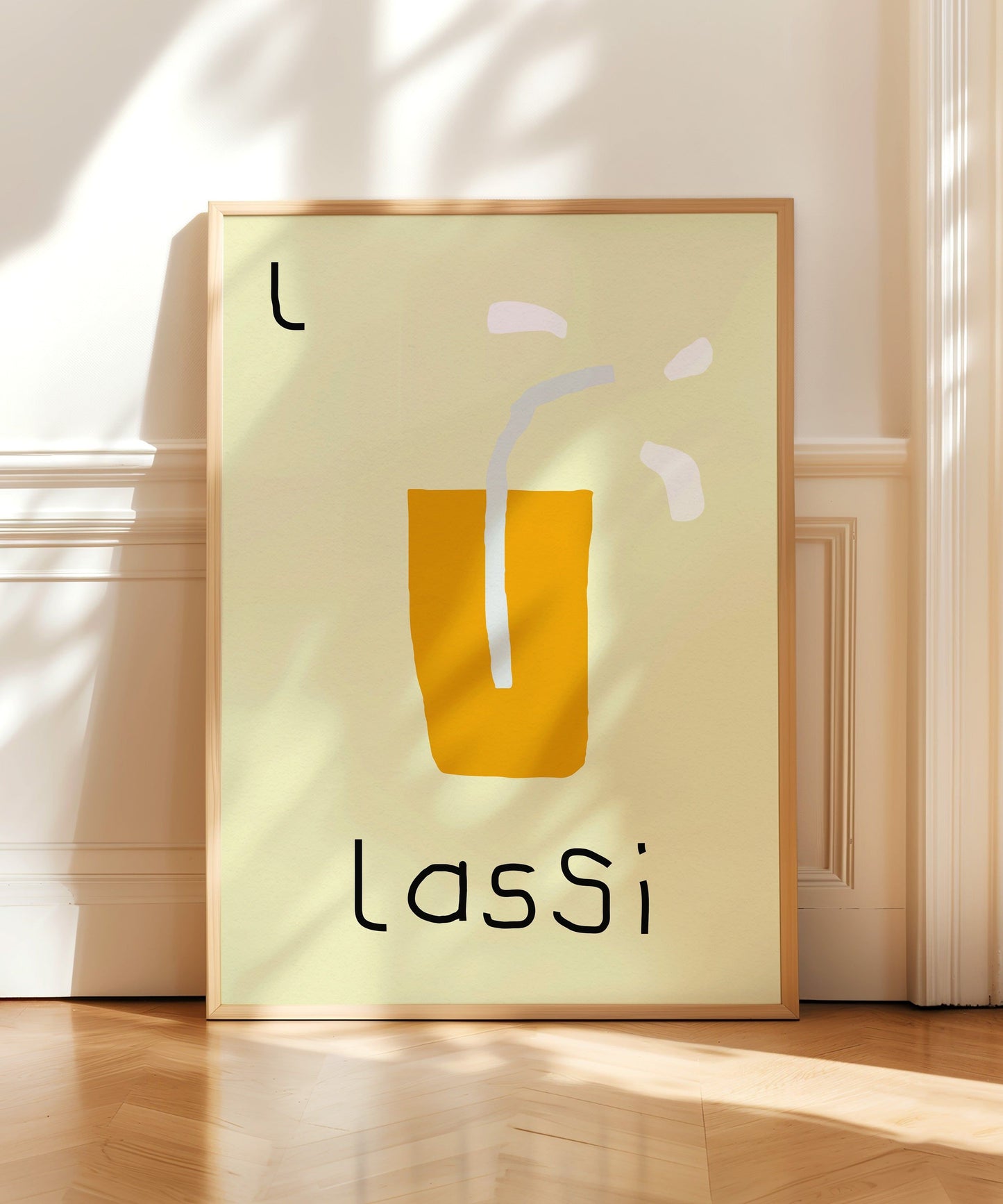 L for Lassi Art Print