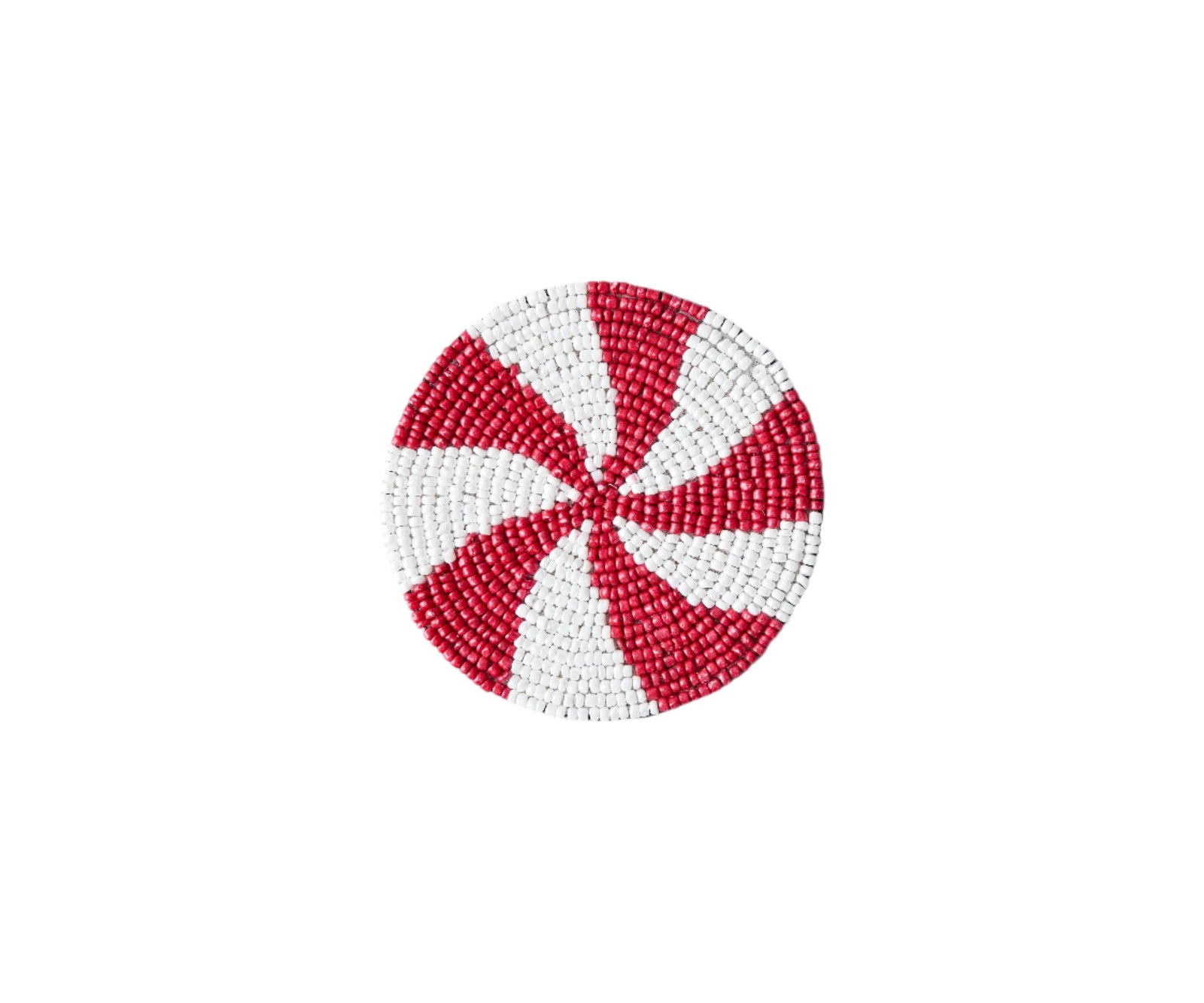 Handmade Beaded Christmas Coaster