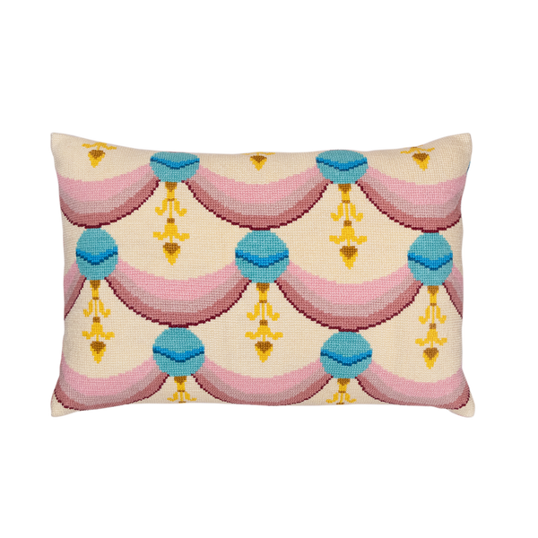 Cross-Stitch Pillow Cover 14×20 in