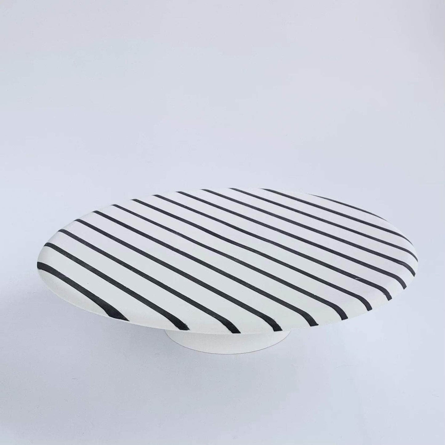 Striped Cake Stand