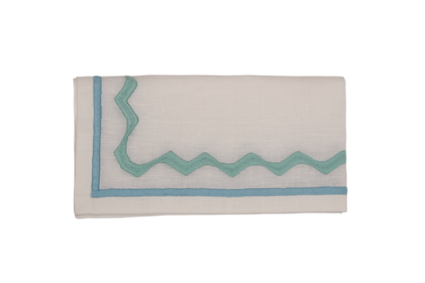 Embroidered Linen Napkins (Set of 4) 18×18 in