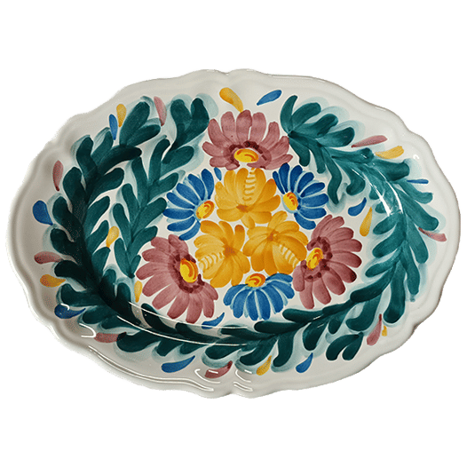 Campo Oval Plate 32cm Yellow