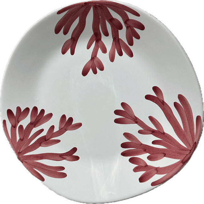 Corallo Plate 27 cm Bordeaux Coral