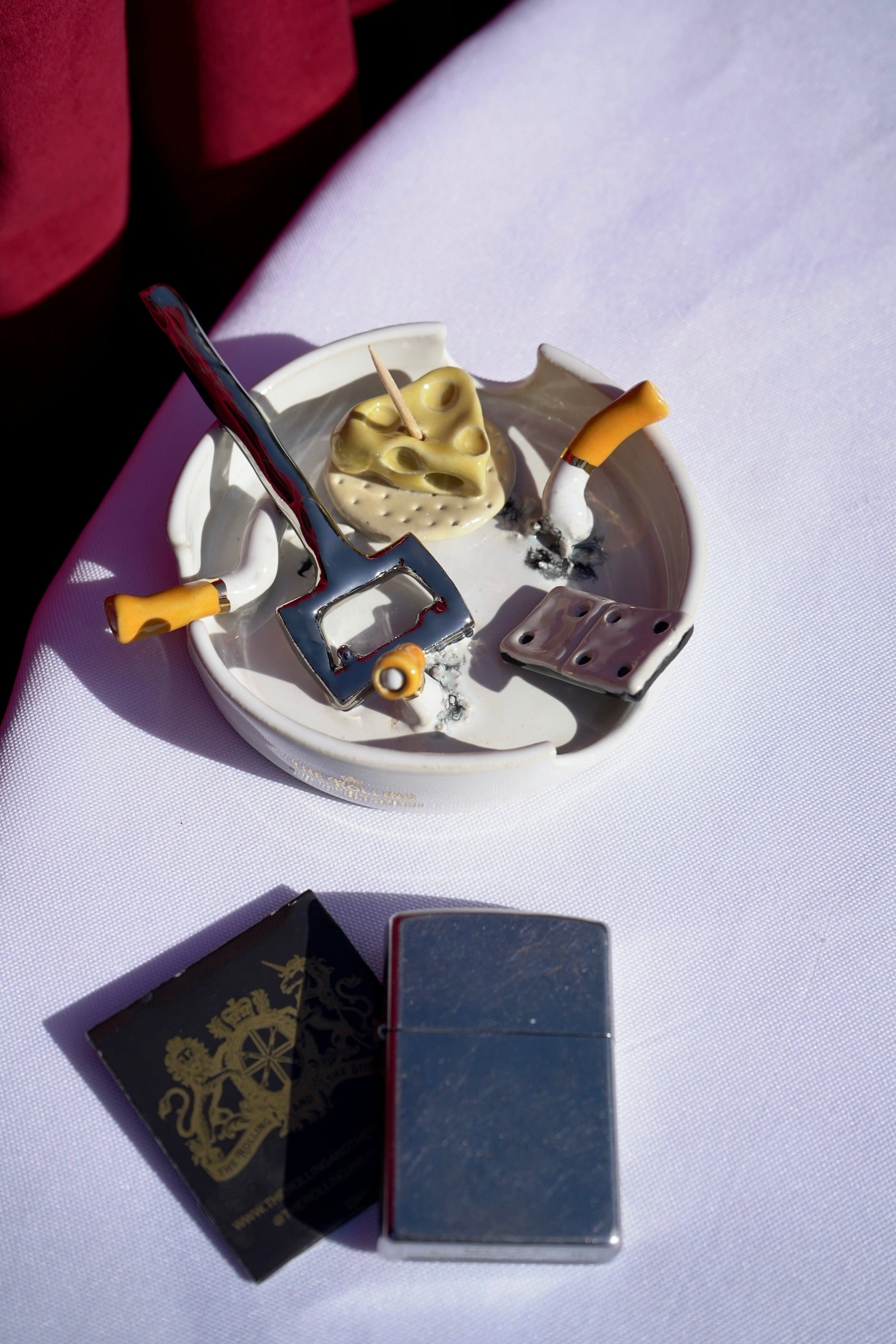 Bottle Opener & Domino Ashtray