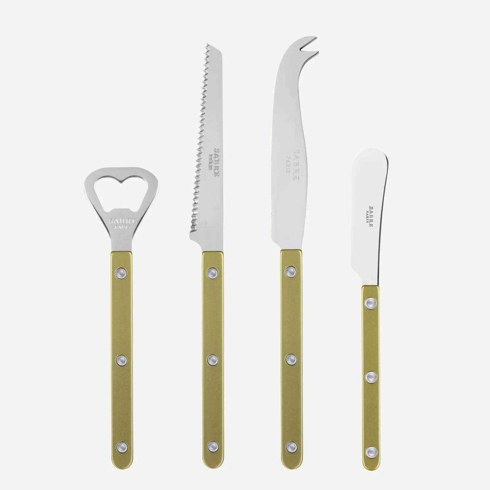 Bistrot Pearly Aperitif Set, Moss