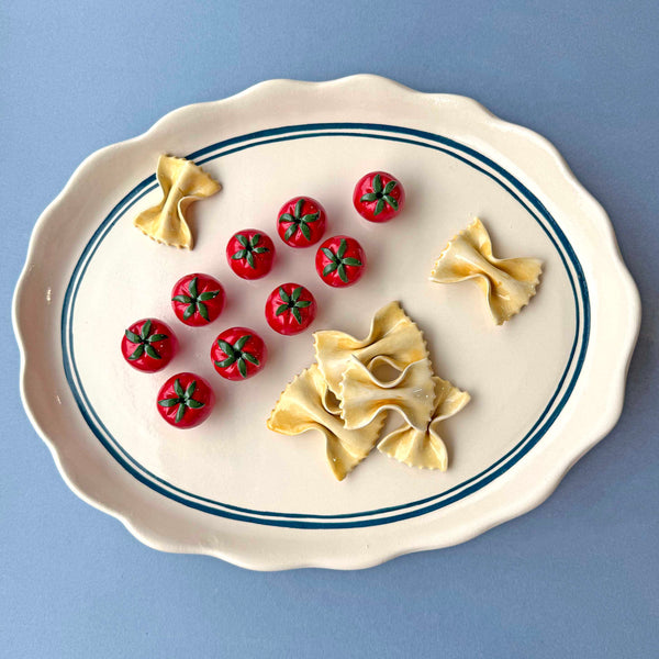 Cherry Tomato & Farfalle Decorative Platter