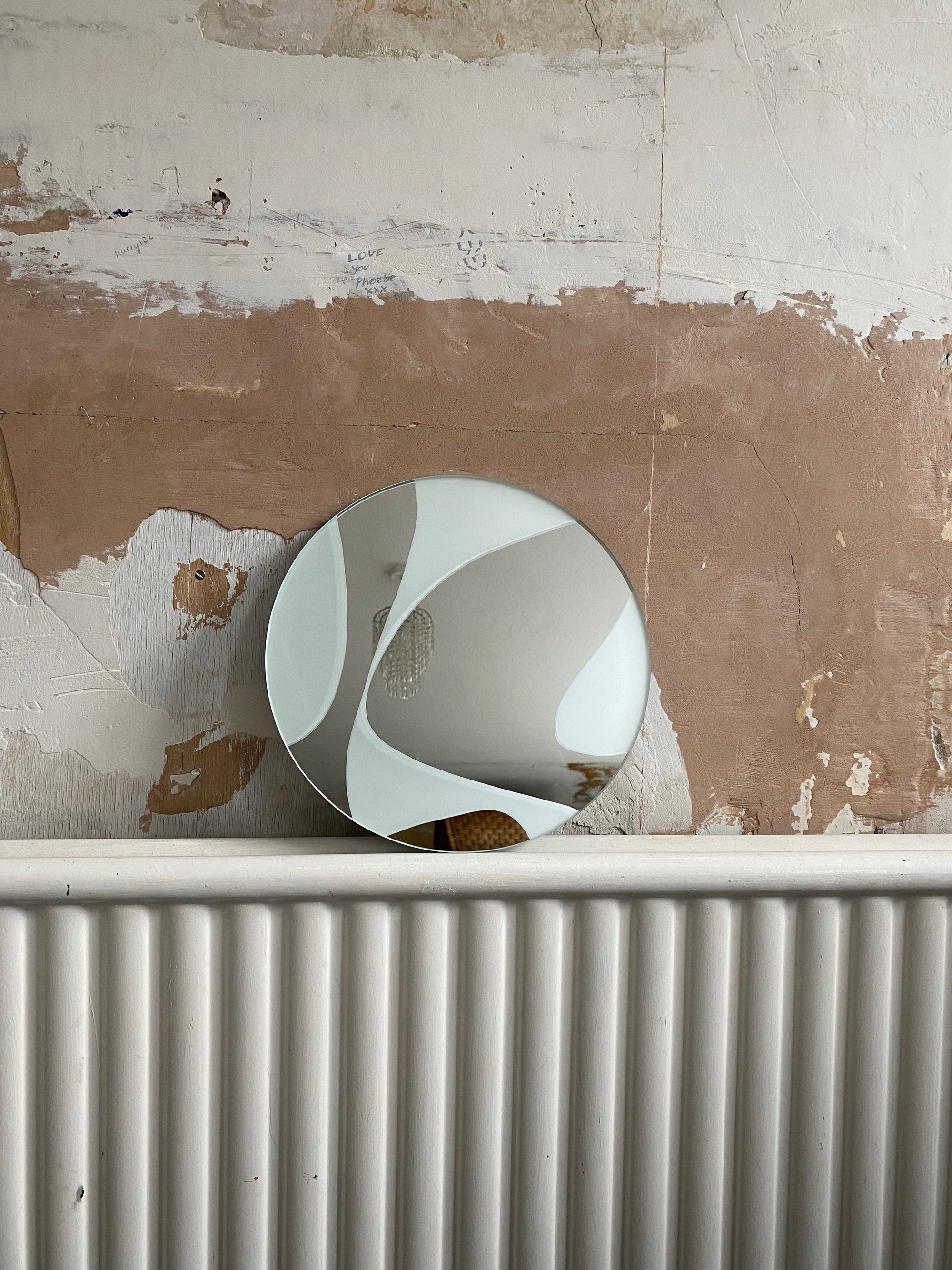 Curves' Frosted Mirror