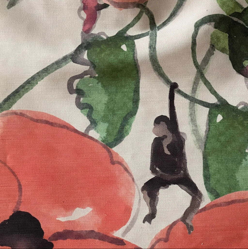 Monkeys of Ghazipur Fabric