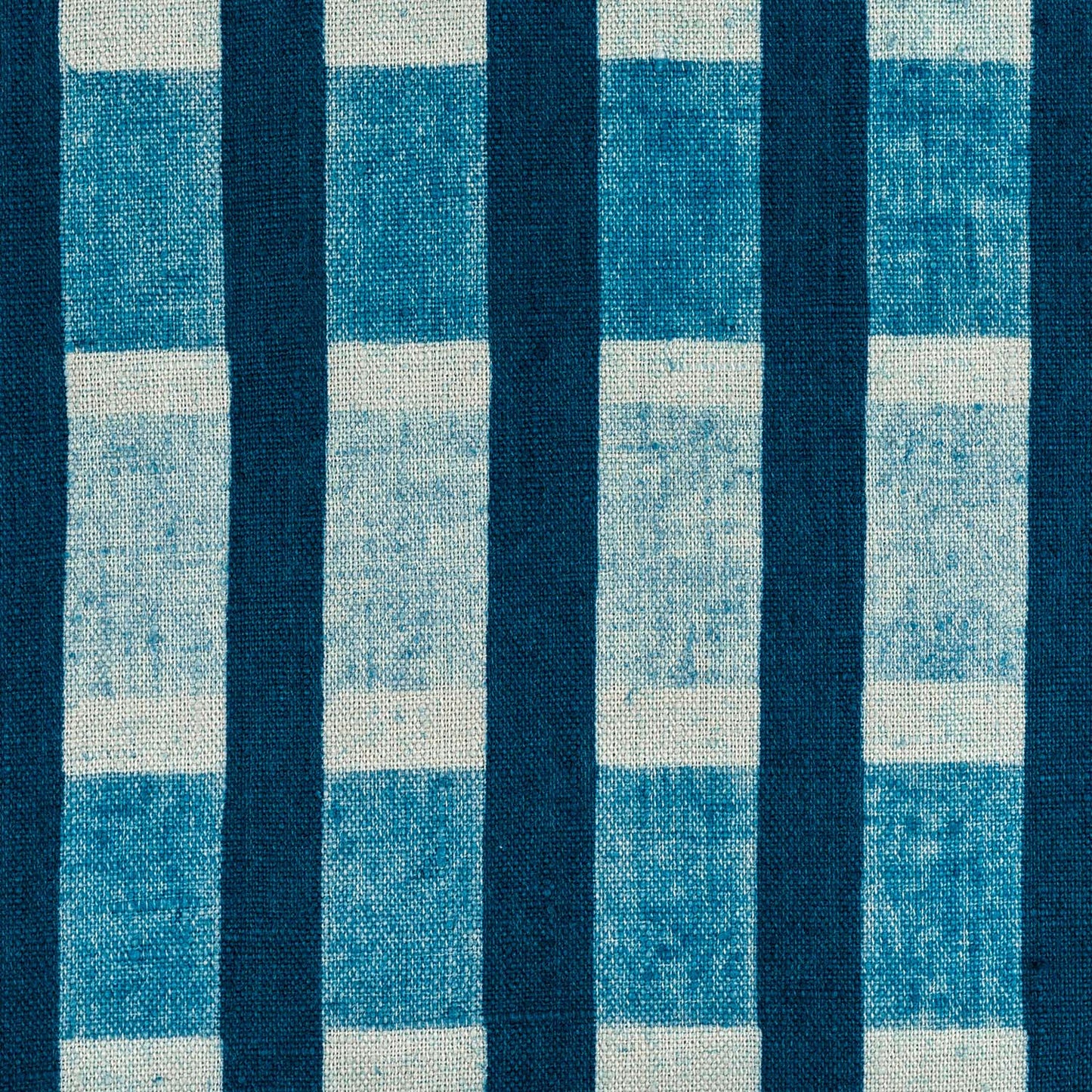 Lino Stripe Fabric (Indigo)