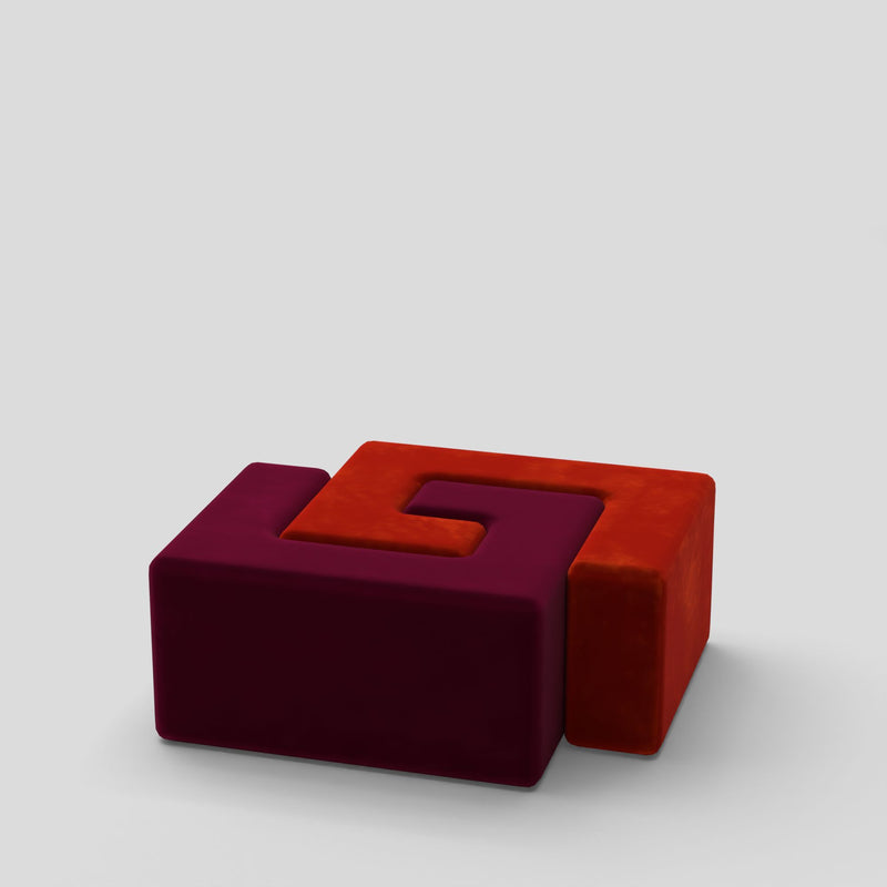 Red-Eye Ottoman