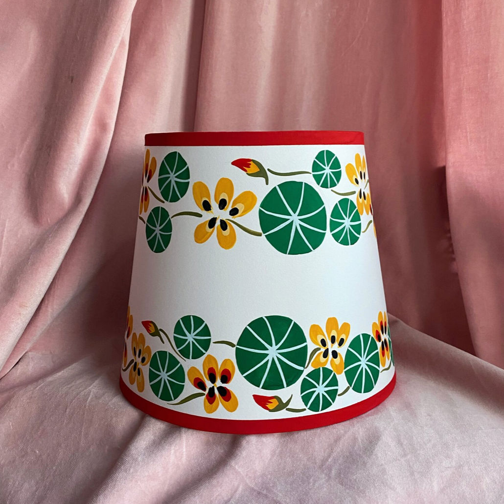 Nasturtium Lampshade