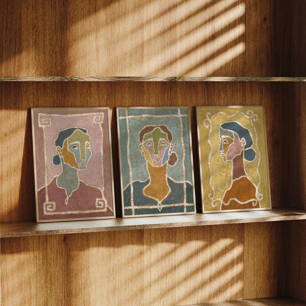 Colour Story No. 12 - Portrait Wall Art Print