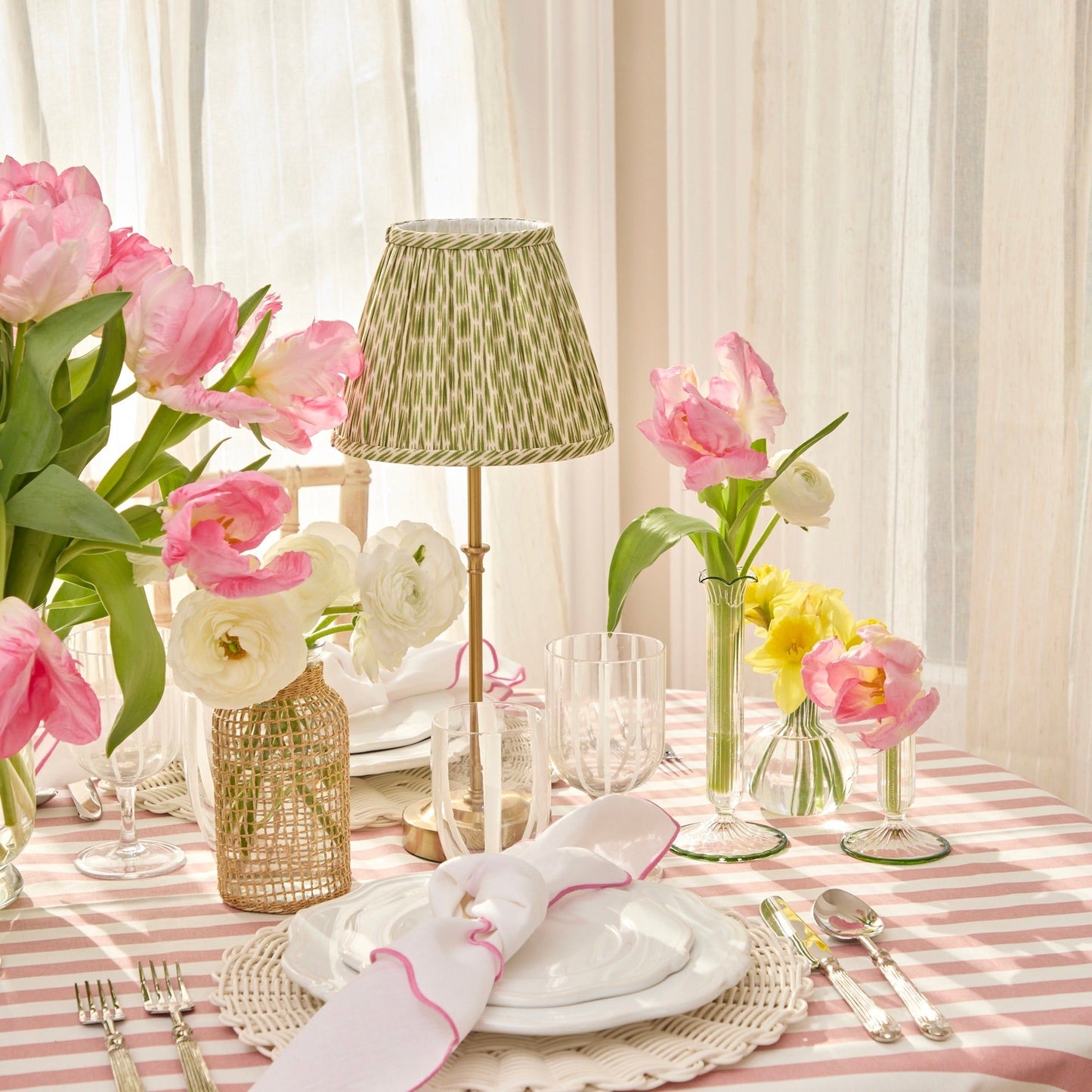 Fluted Single Stem Bud Vases (set of 3)