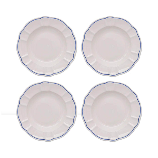 Romilly Pasta Dish, Blue, Set Of 4