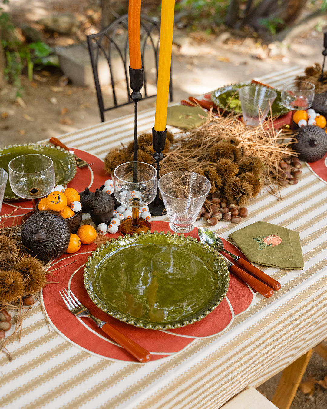 Green Pumpkin Napkin
