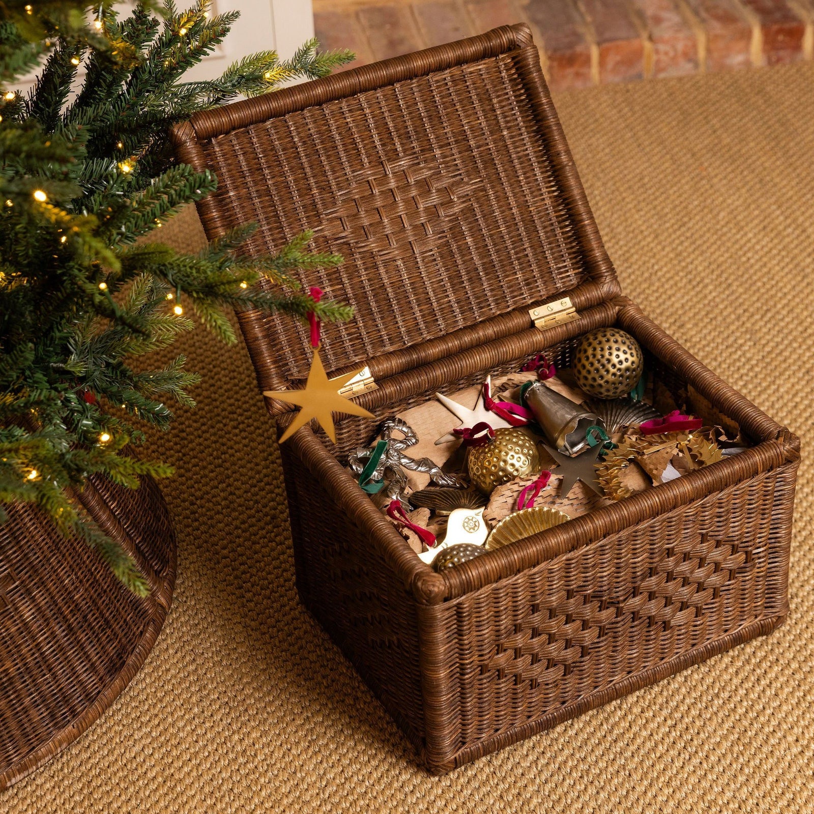 Sofie Rattan Storage Box, Large