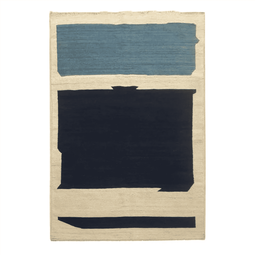 Shapes Flatweave Rug - Azure