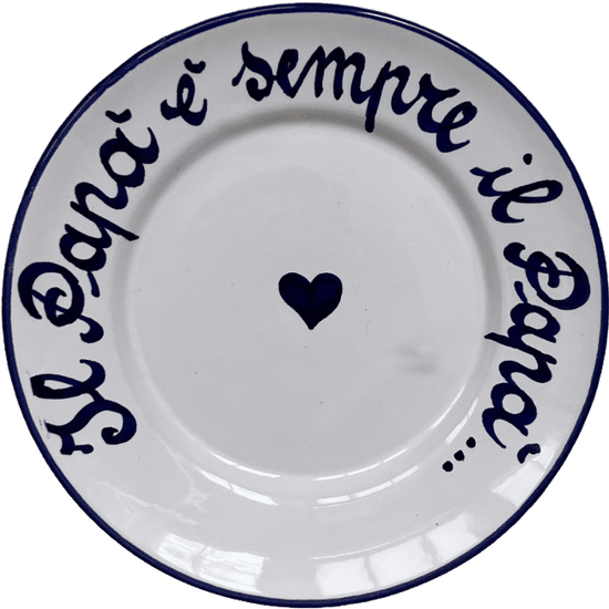 La Famiglia Plate 16cm Il Papa