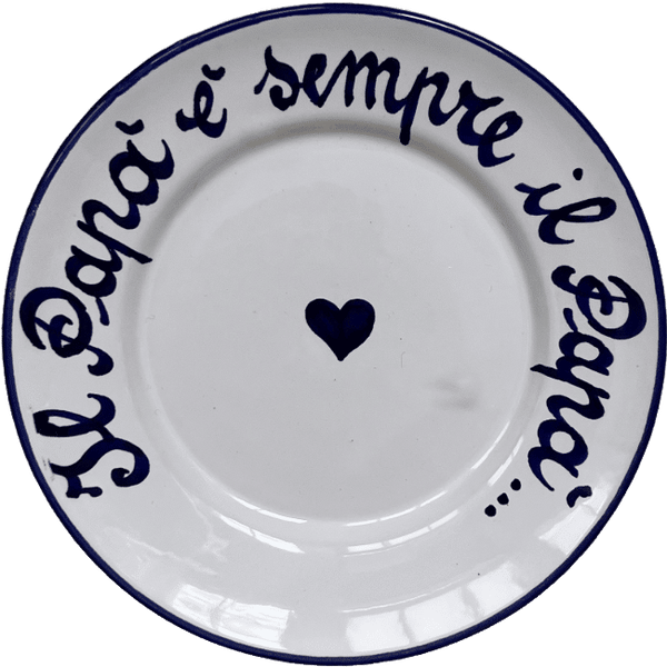 La Famiglia Plate 16cm Il Papa