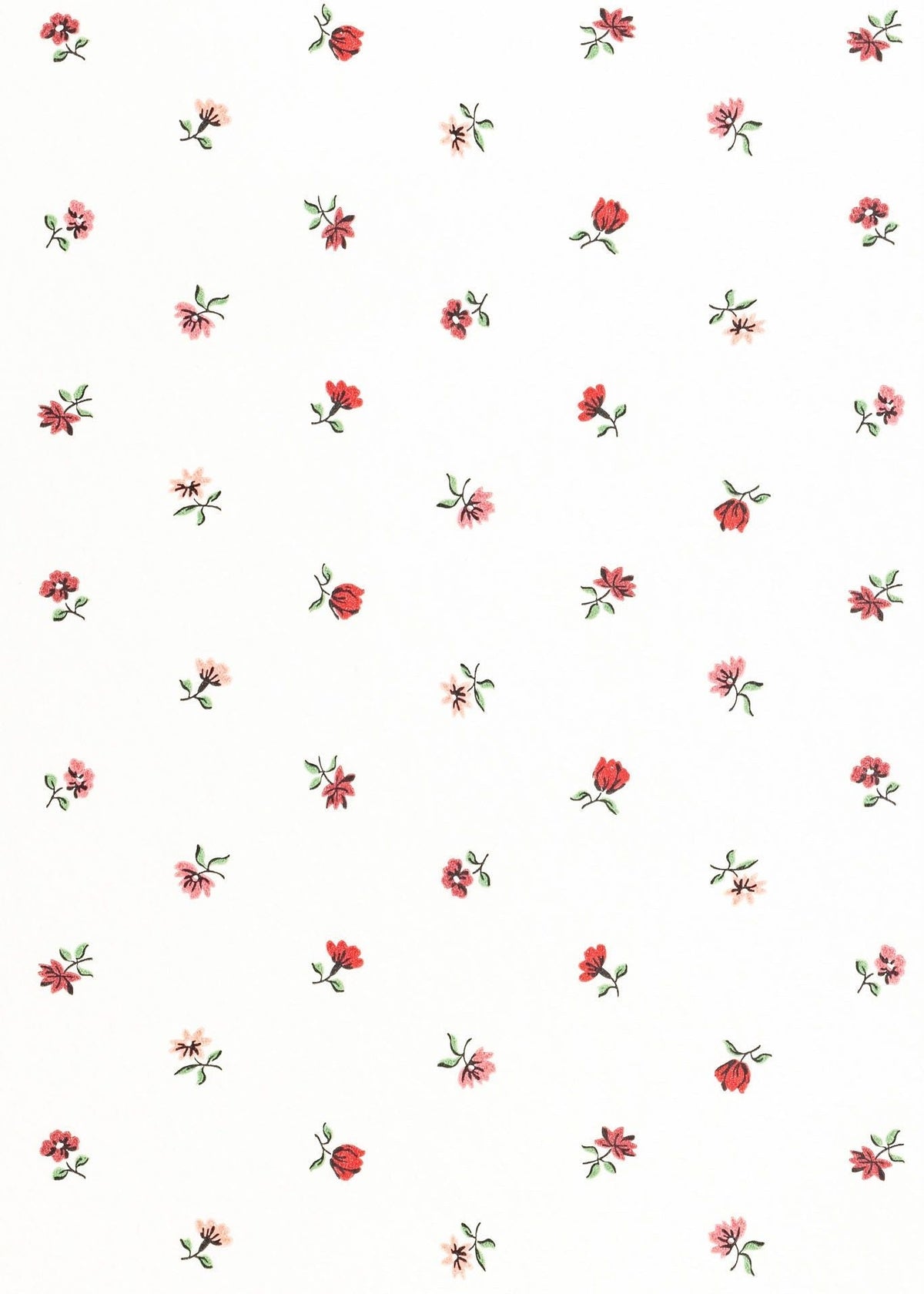 Petites Fleurs Parasol Lampshade - Berry