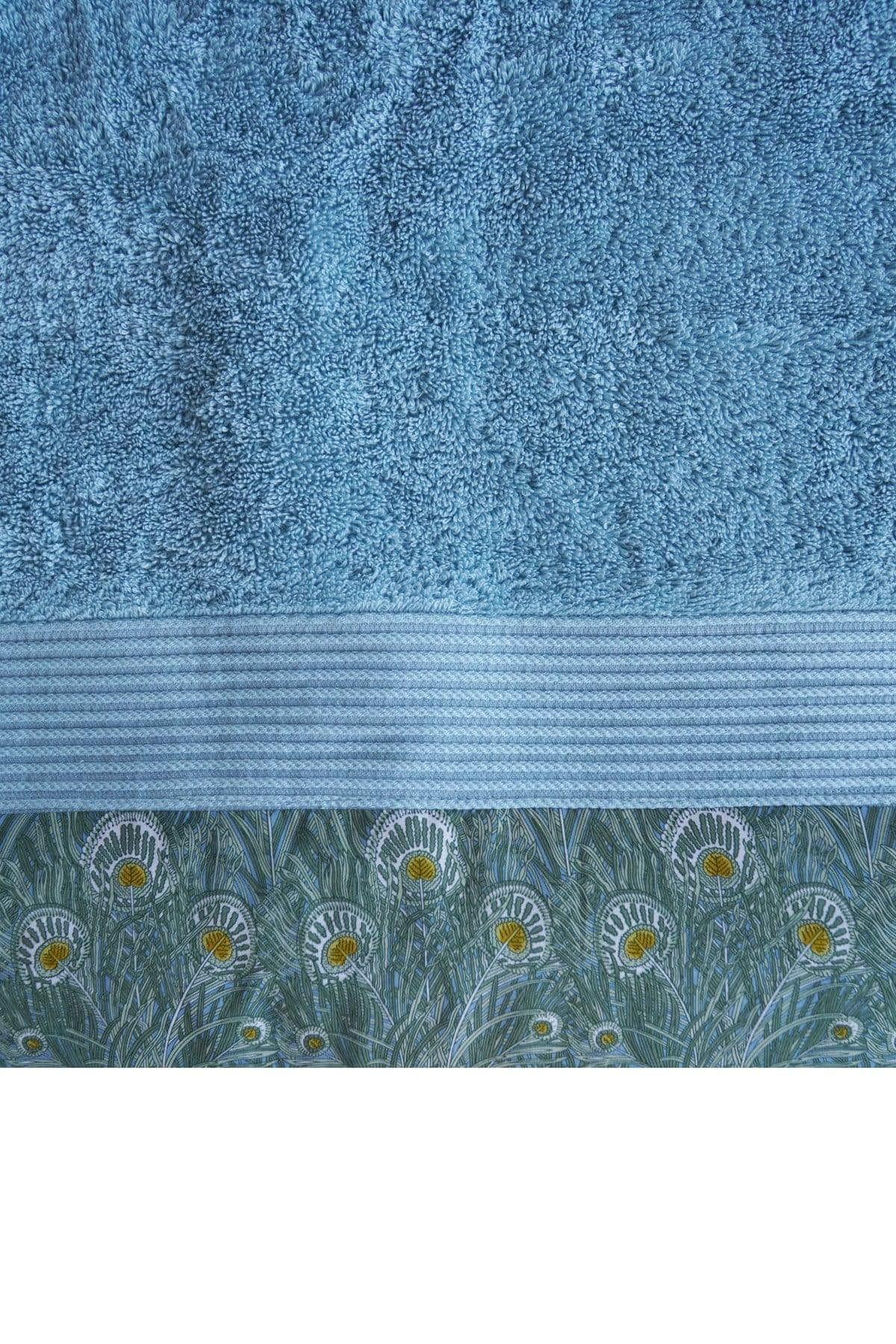 Border Edge Towel made with Liberty Fabric QUEEN HERA