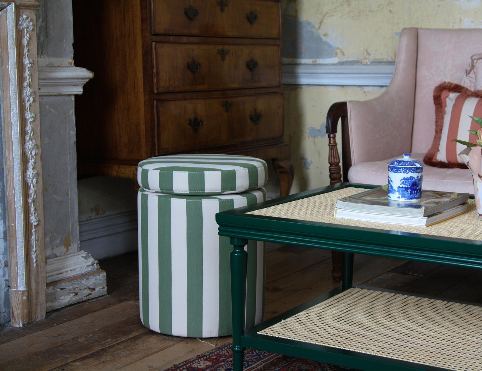 Gaia Coffee Table, Pomegranate